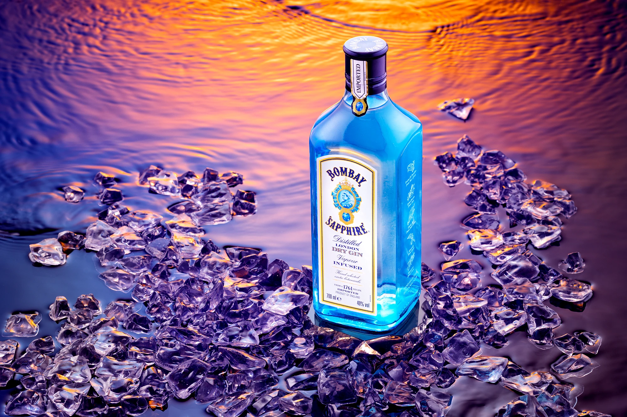 Bombay Gin Beverage — beverage photography by Stephen Galea, Malta