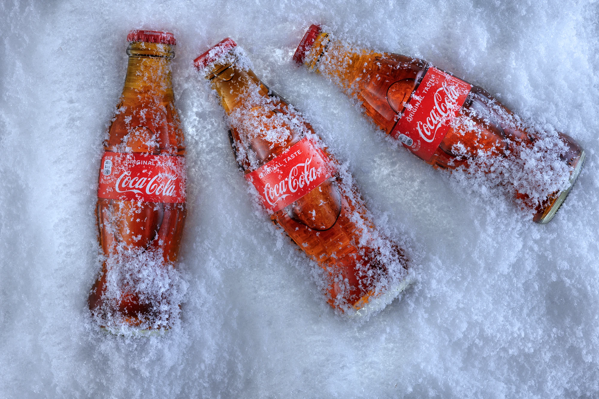 Cocacola Beverage Ice — beverage photography by Stephen Galea, Malta