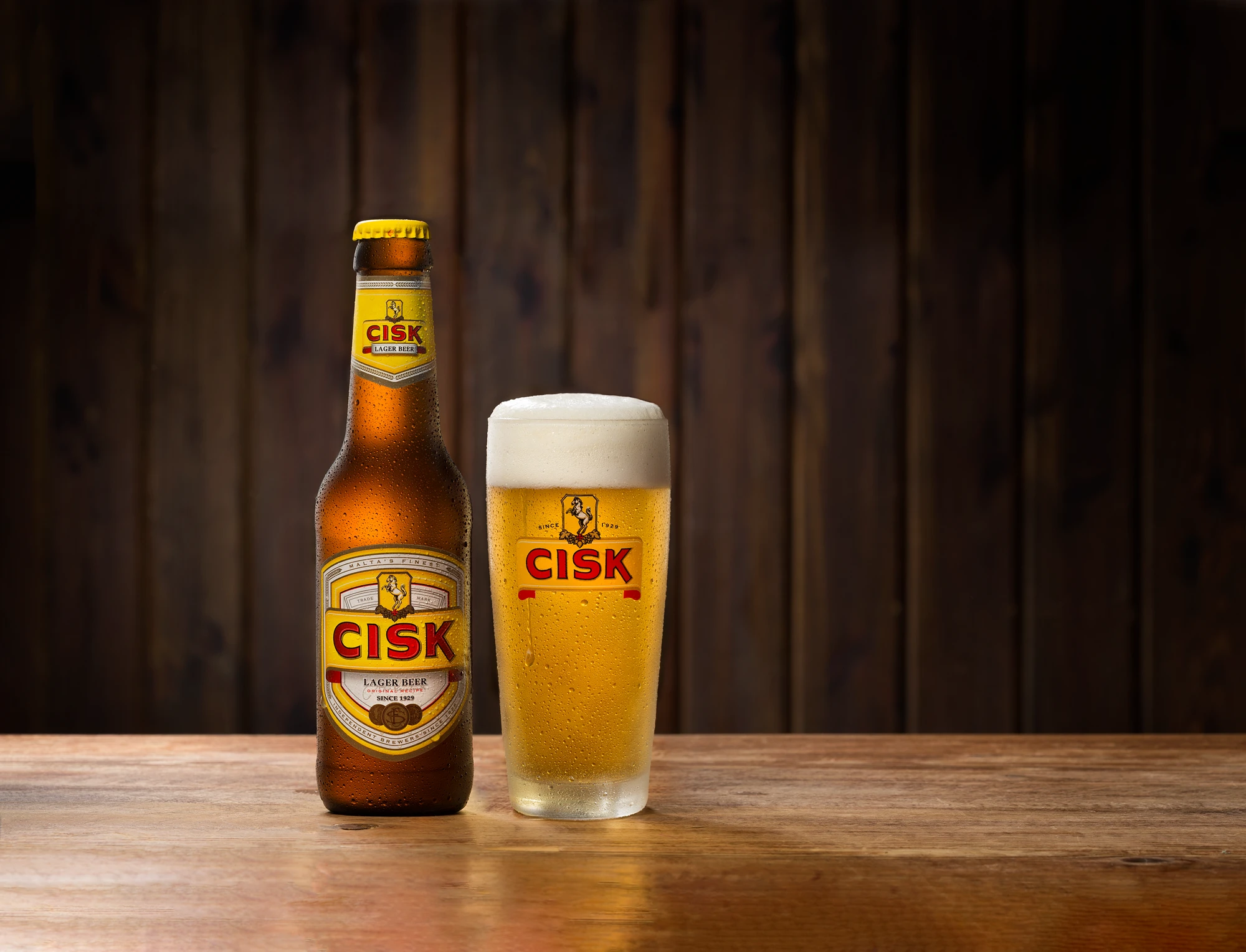 Farsons Cisk Beer Beverage — beverage photography by Stephen Galea, Malta