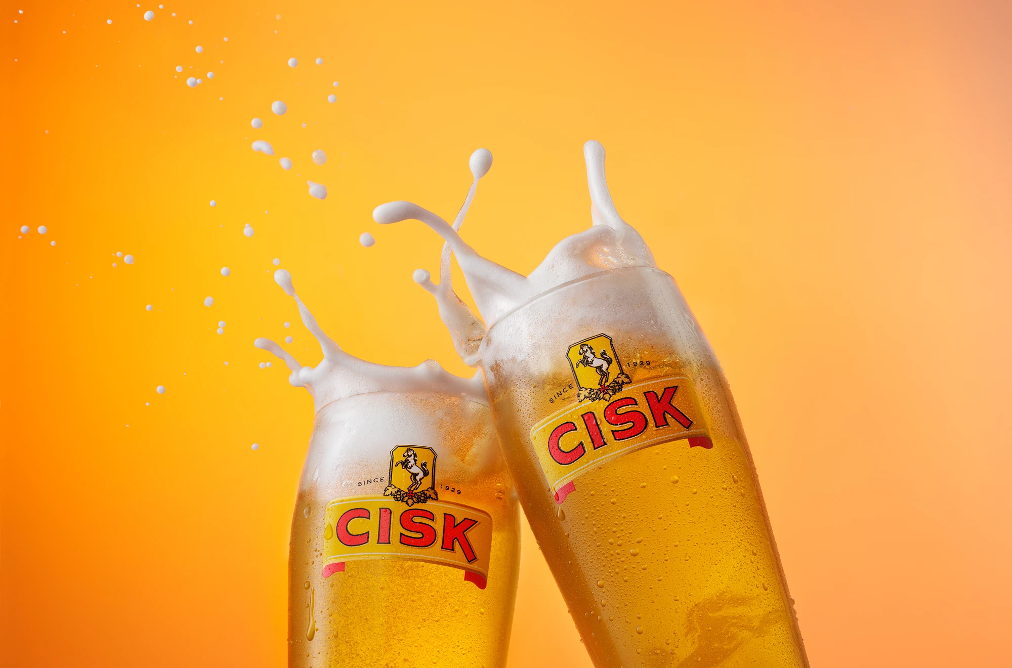 Farsons Cisk Beer Beverage — beverage photography by Stephen Galea, Malta