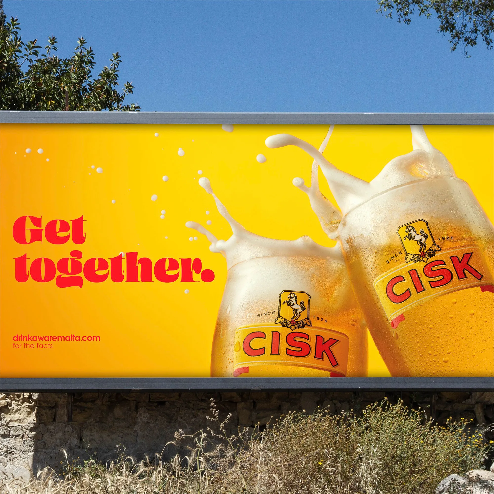 FarsonsCisk Billboard Beverage — commercial advertising campaign by Stephen Galea, Malta
