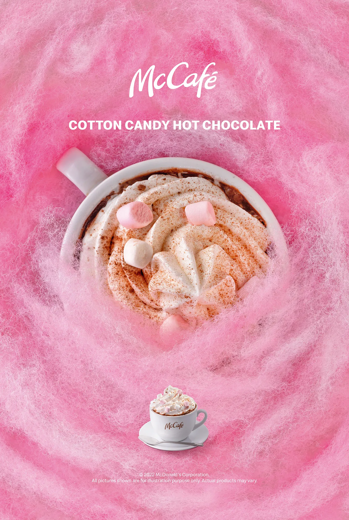 Mccafe Cottoncandy Chocolate Beverage — commercial advertising campaign by Stephen Galea, Malta