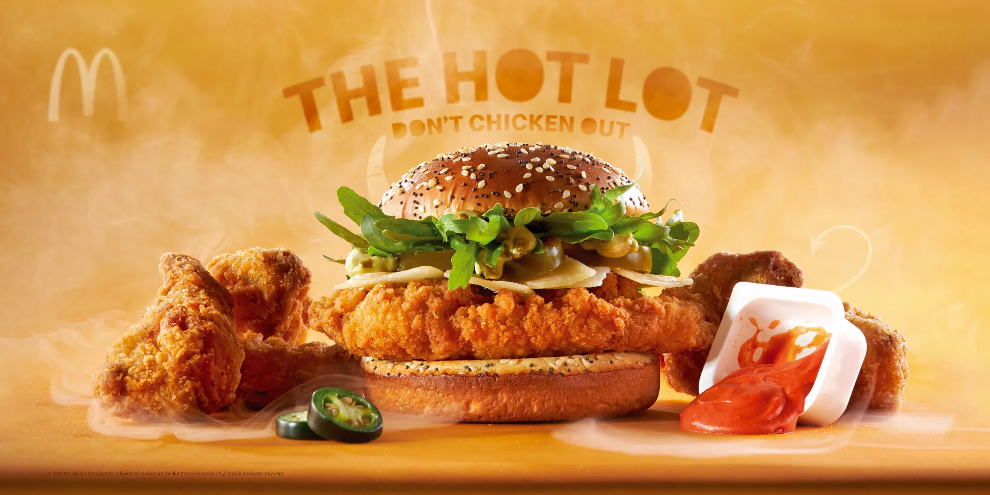 Mcdonald's Thehotlot Billboard Advertising Campaign — commercial advertising campaign by Stephen Galea, Malta