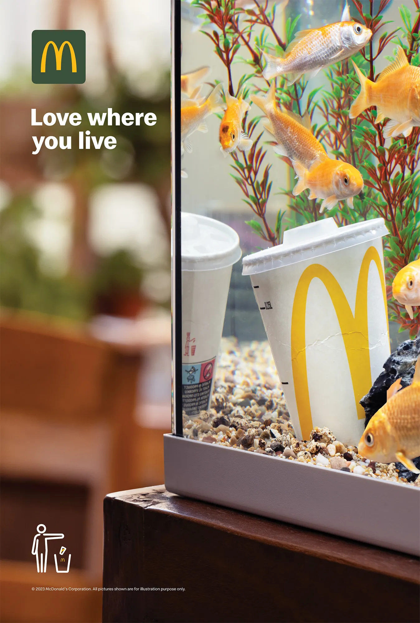 McDonald's Anti Littering Bus Shelter — commercial advertising campaign by Stephen Galea, Malta