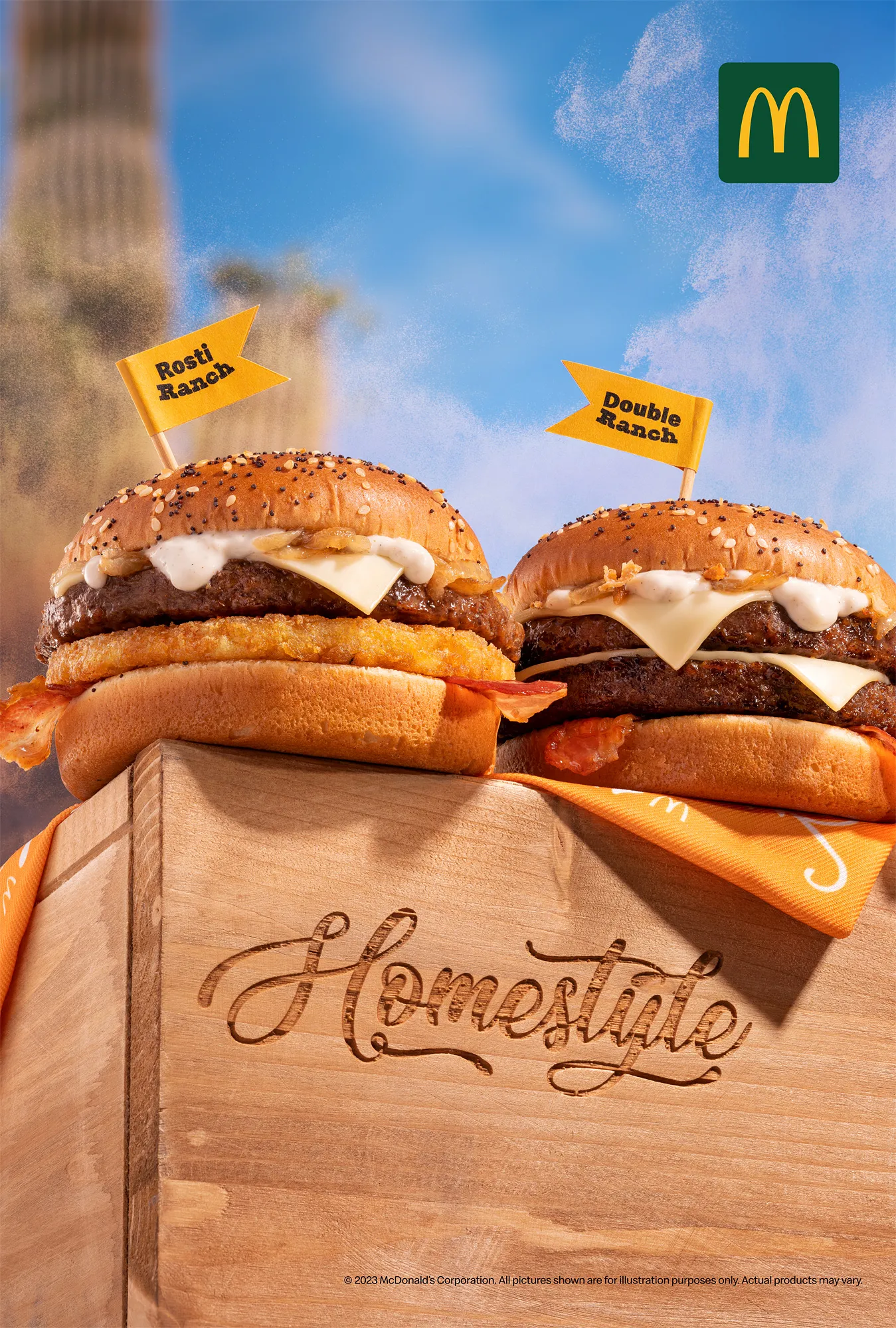 McDonald's Homestyle Burger Bus Shelter — commercial advertising campaign by Stephen Galea, Malta