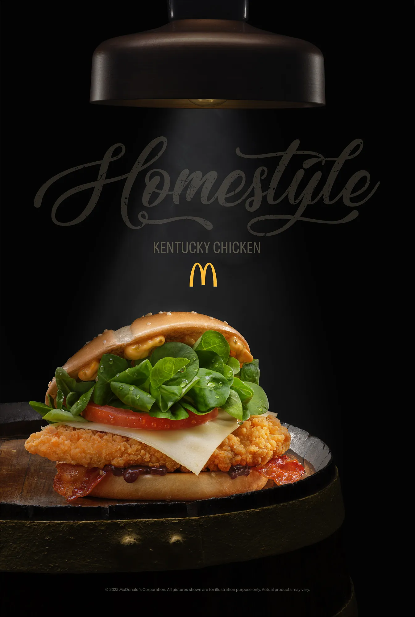 McDonald's Homestyle Chicken Burger Bus Shelter — commercial advertising campaign by Stephen Galea, Malta