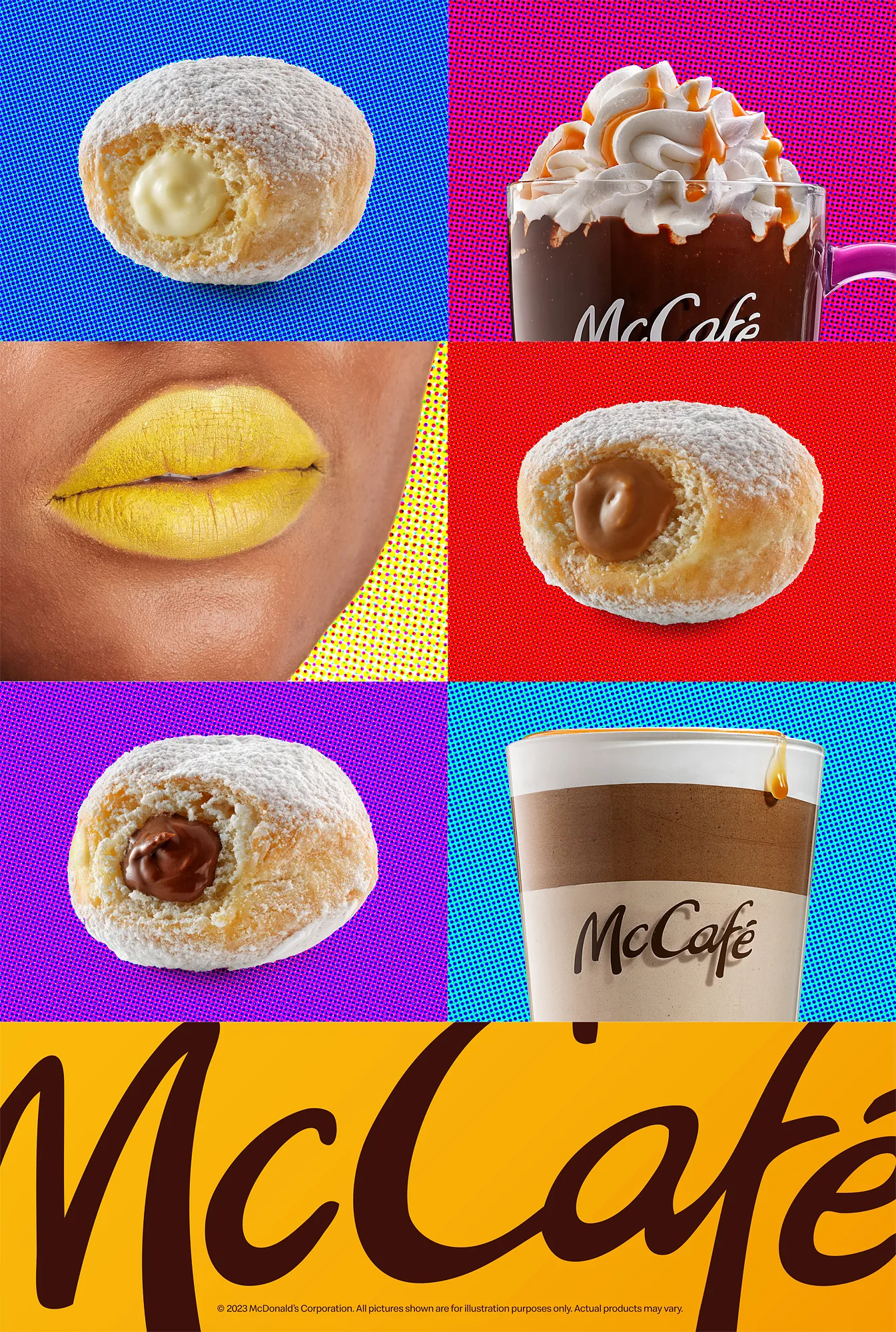 McDonald's Mccafe Bus Shelter Poster — commercial advertising campaign by Stephen Galea, Malta
