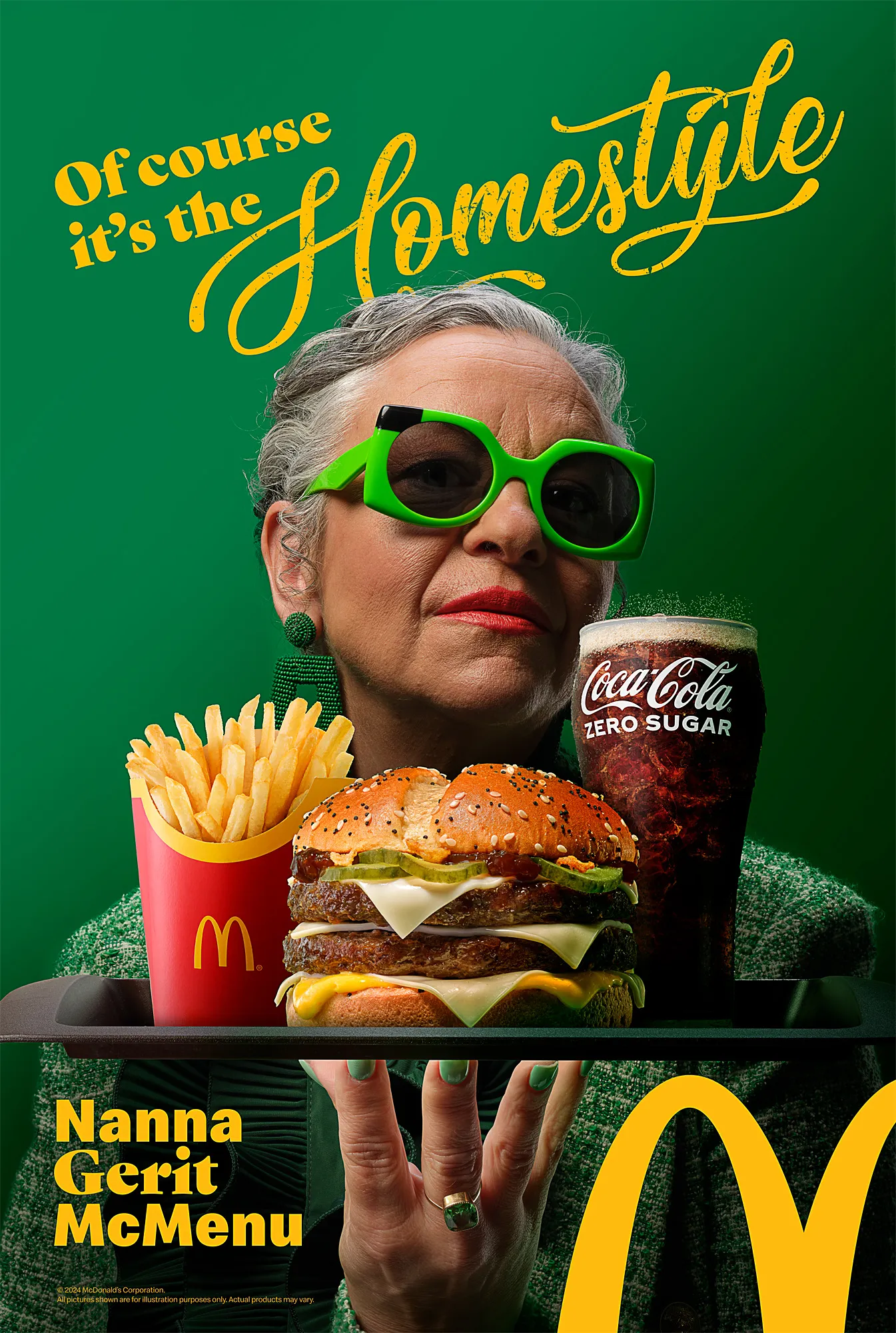 McDonald's Nanna Gerit Mcmenu Bus Shelter Green — commercial advertising campaign by Stephen Galea, Malta