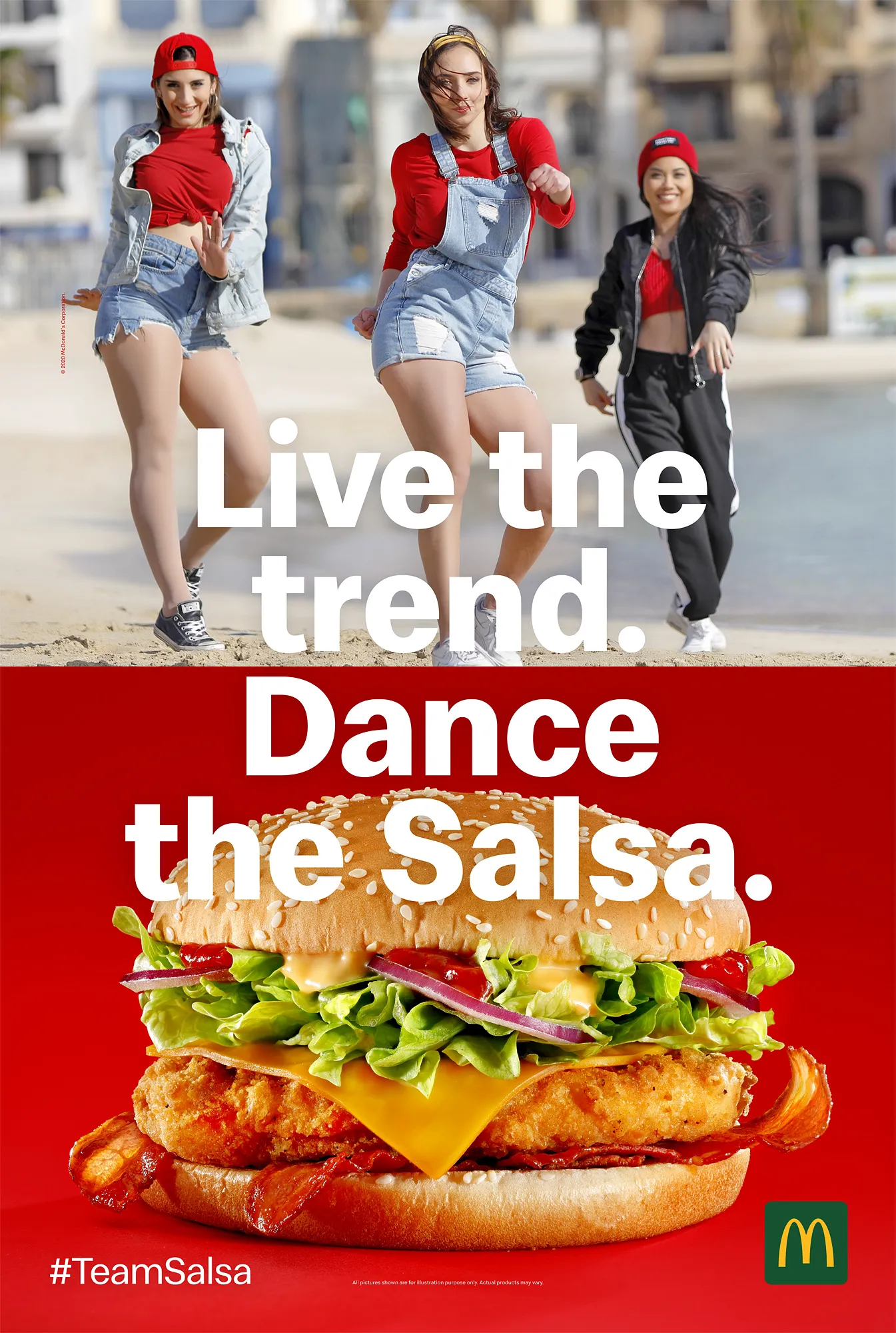 McDonald's Summer Salsa Burger Beach Campaign — commercial advertising campaign by Stephen Galea, Malta
