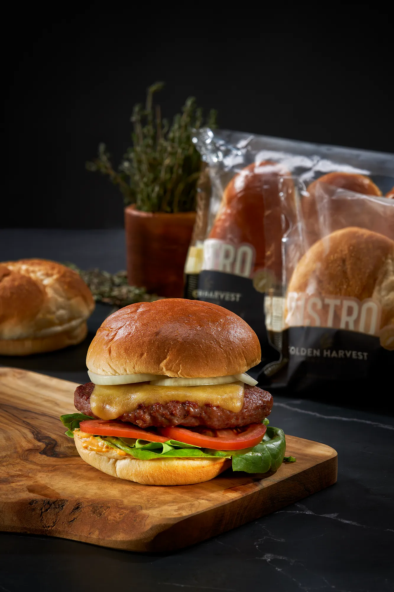 Goldenharvest Food Banner — commercial food photography by Stephen Galea, Malta