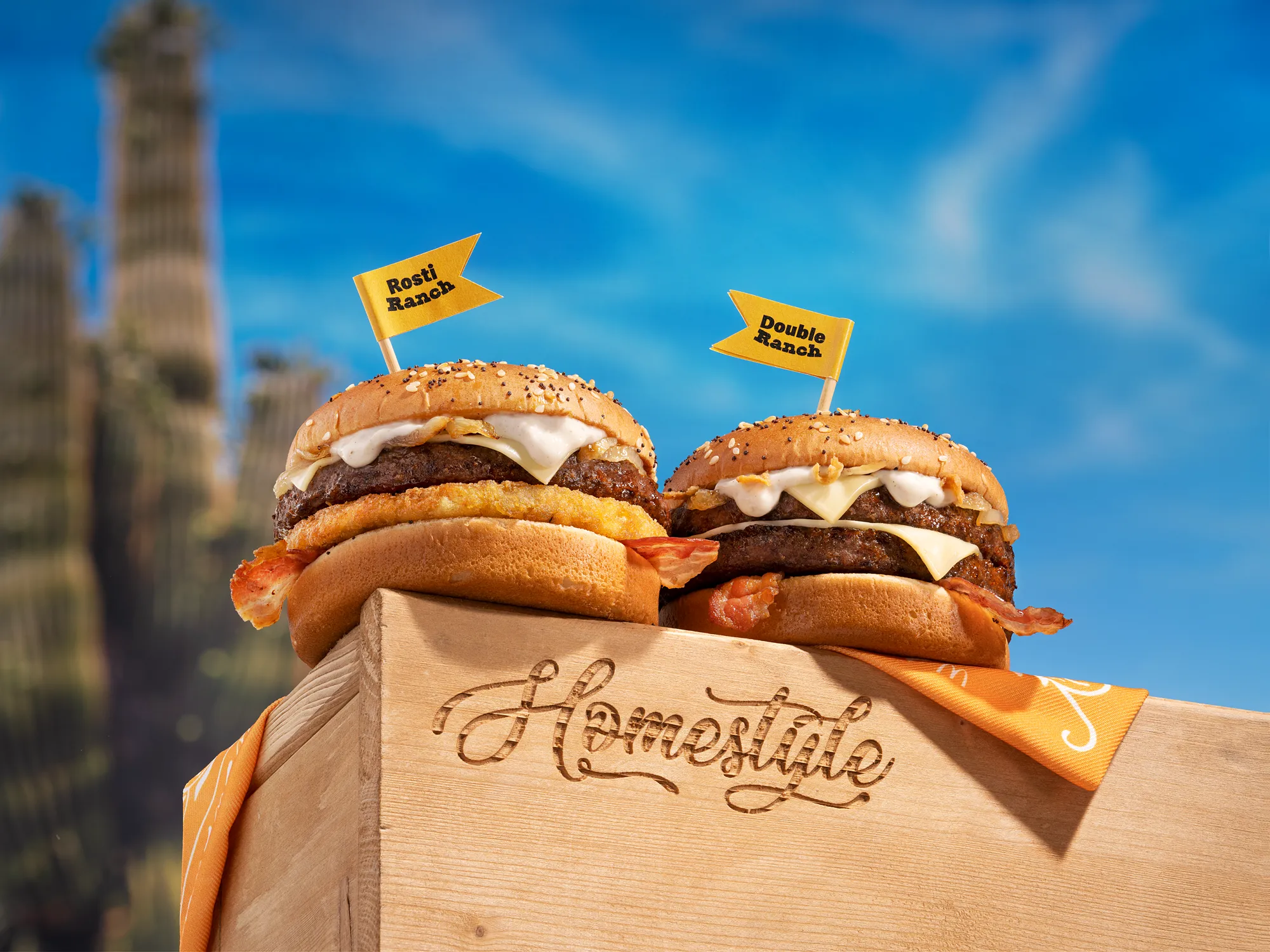 McDonald's Homestyle Food — commercial food photography by Stephen Galea, Malta