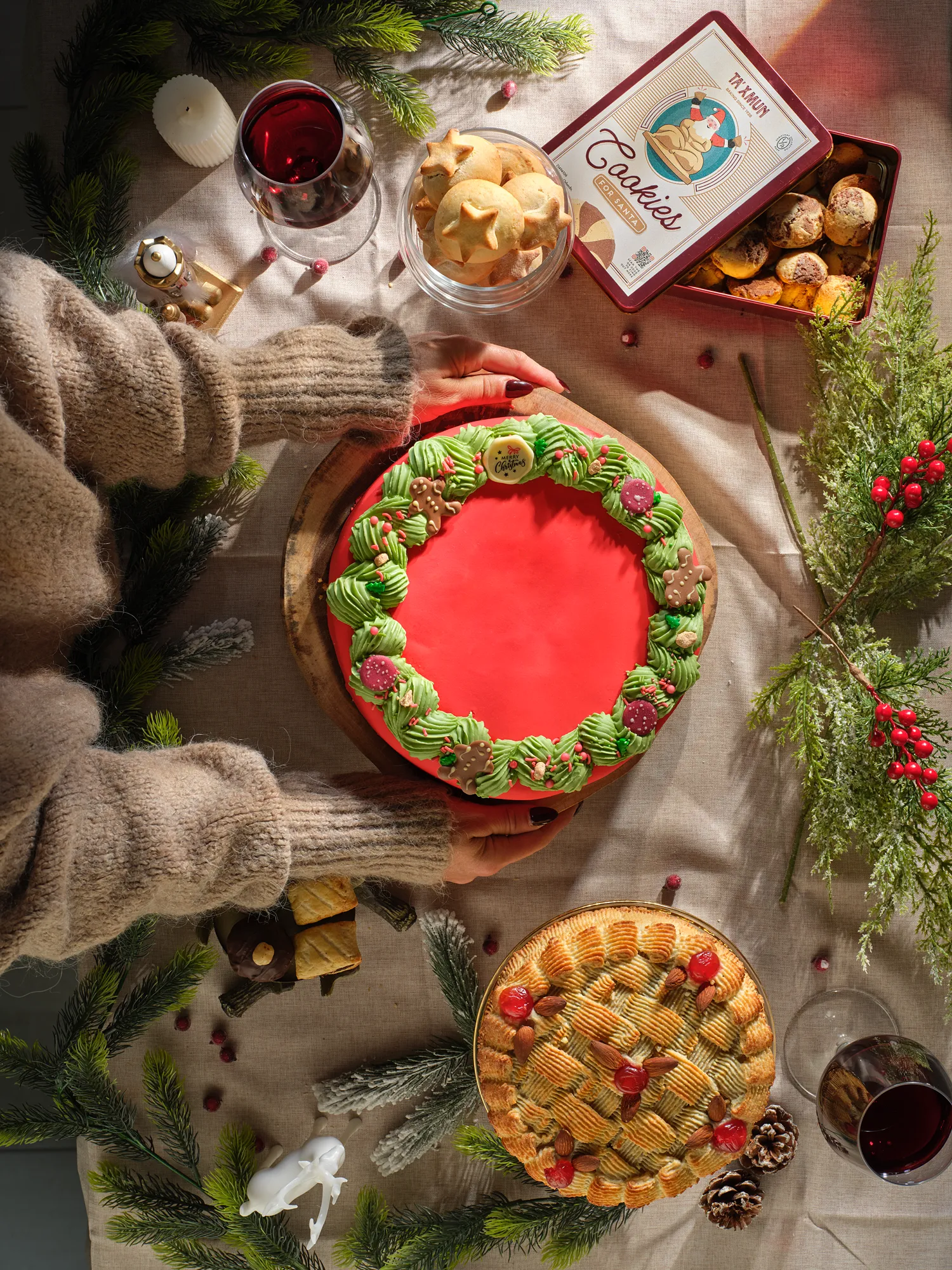 Ta' Xmun Franchise Christmas Food — commercial food photography by Stephen Galea, Malta
