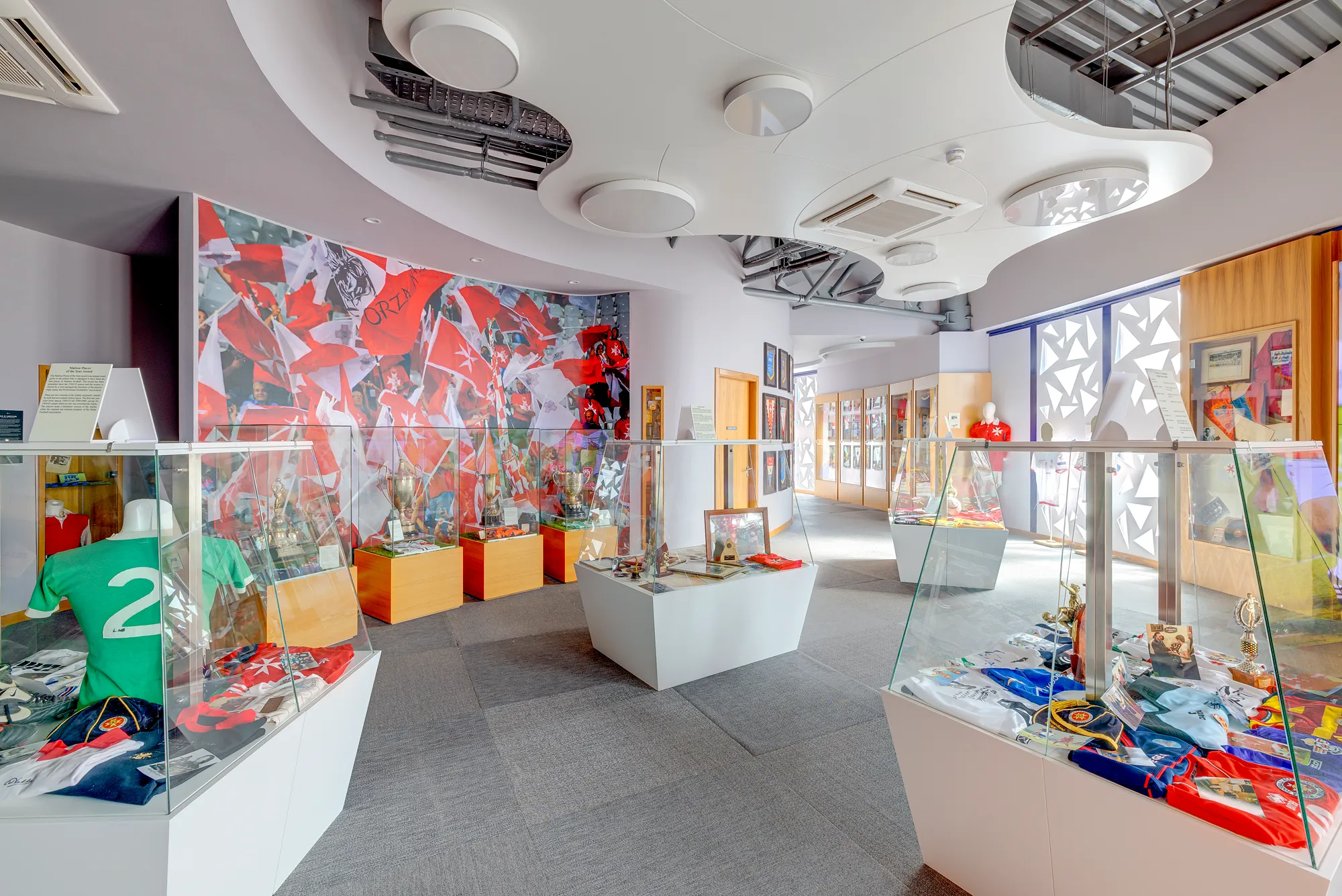 Football Association Museum Interior — interior and architectural photography by Stephen Galea, Malta
