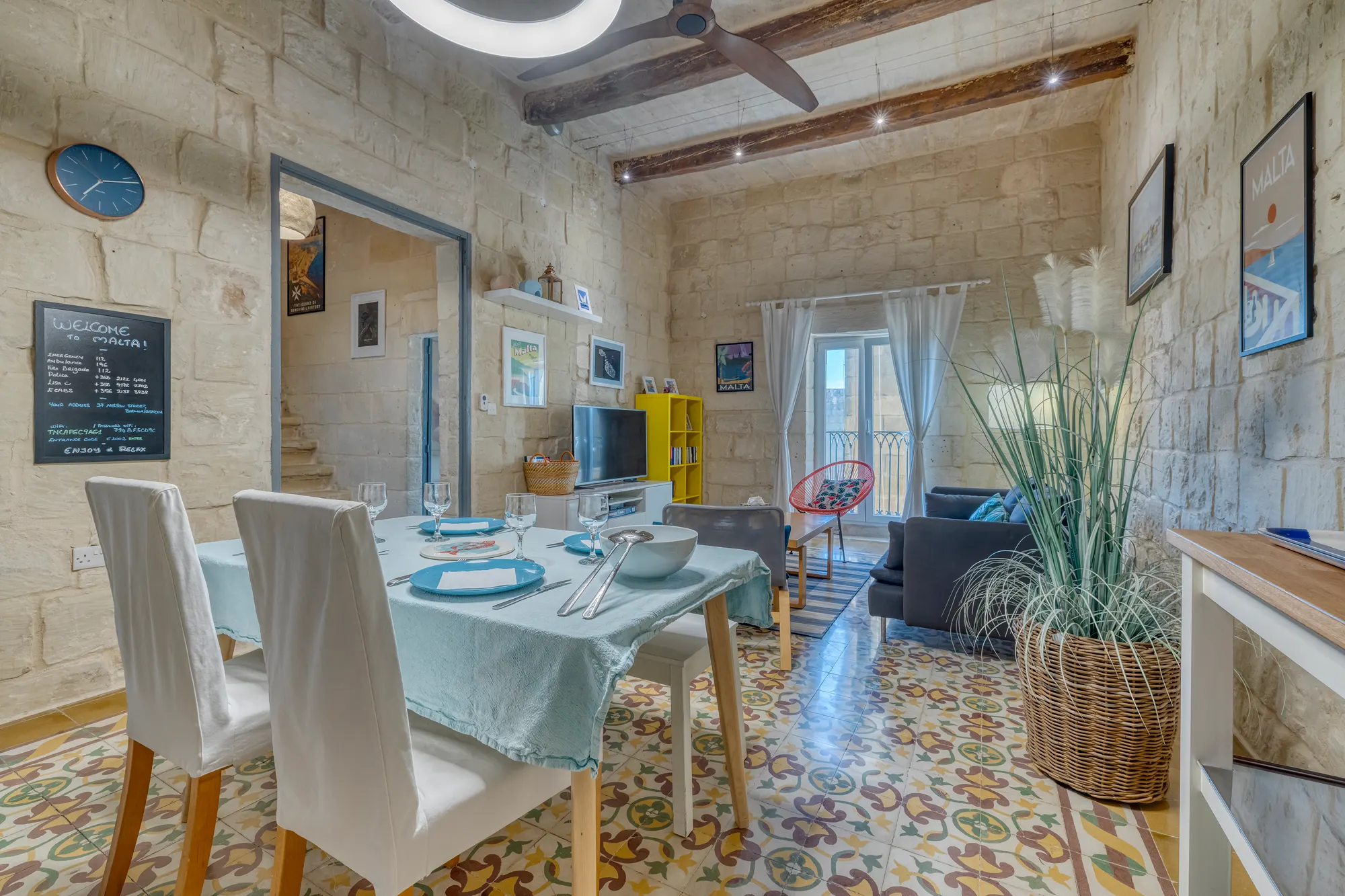 Property Kitchen Living Interior — interior and architectural photography by Stephen Galea, Malta