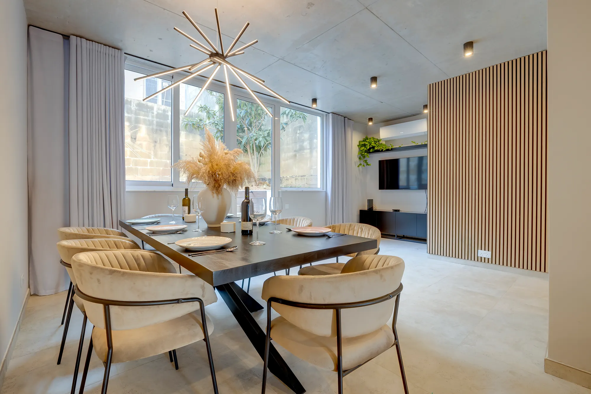 Property Kitchen Living Interior — interior and architectural photography by Stephen Galea, Malta