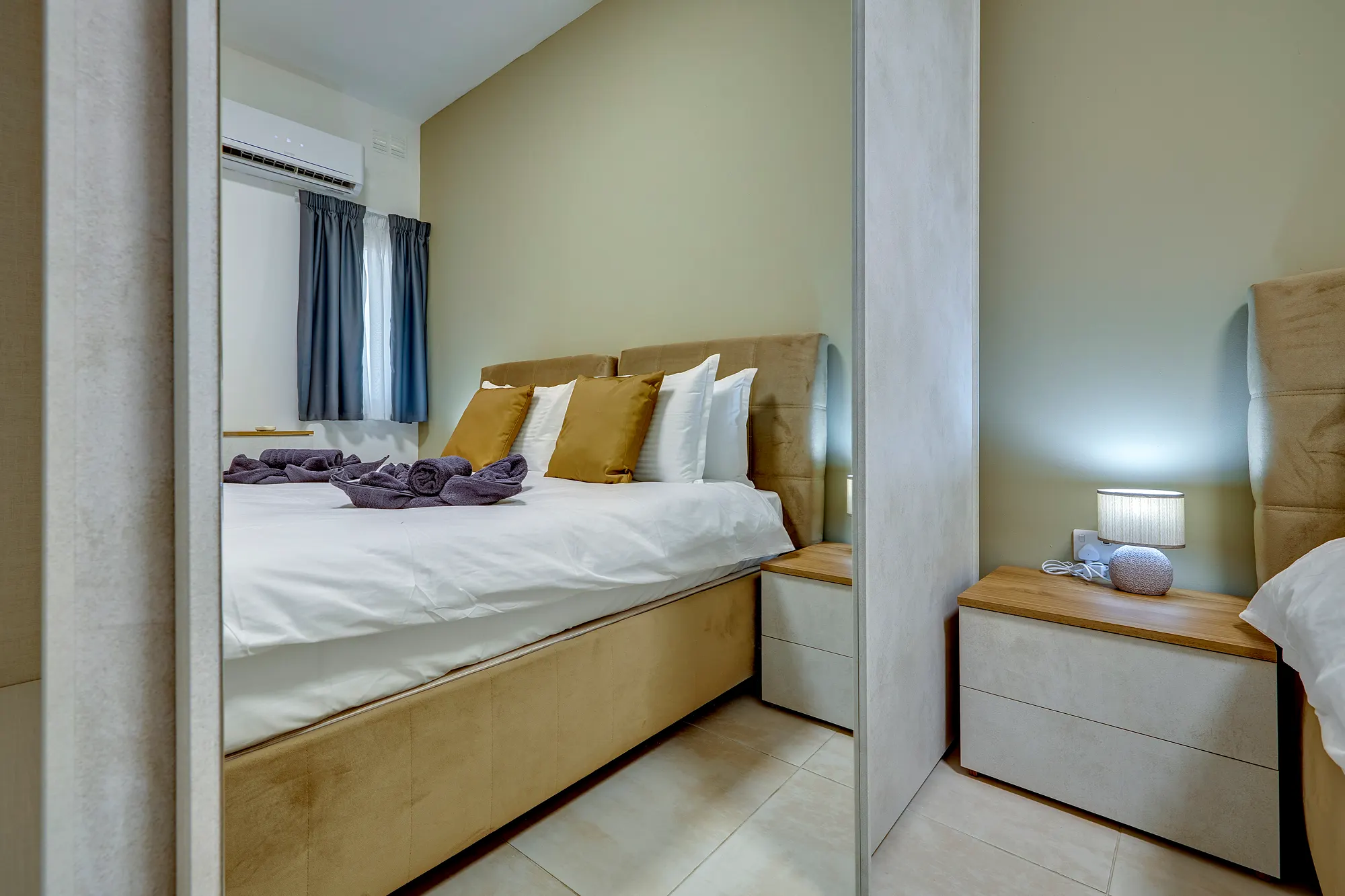 Property Sliema Valletta Bedroom Interior — interior and architectural photography by Stephen Galea, Malta