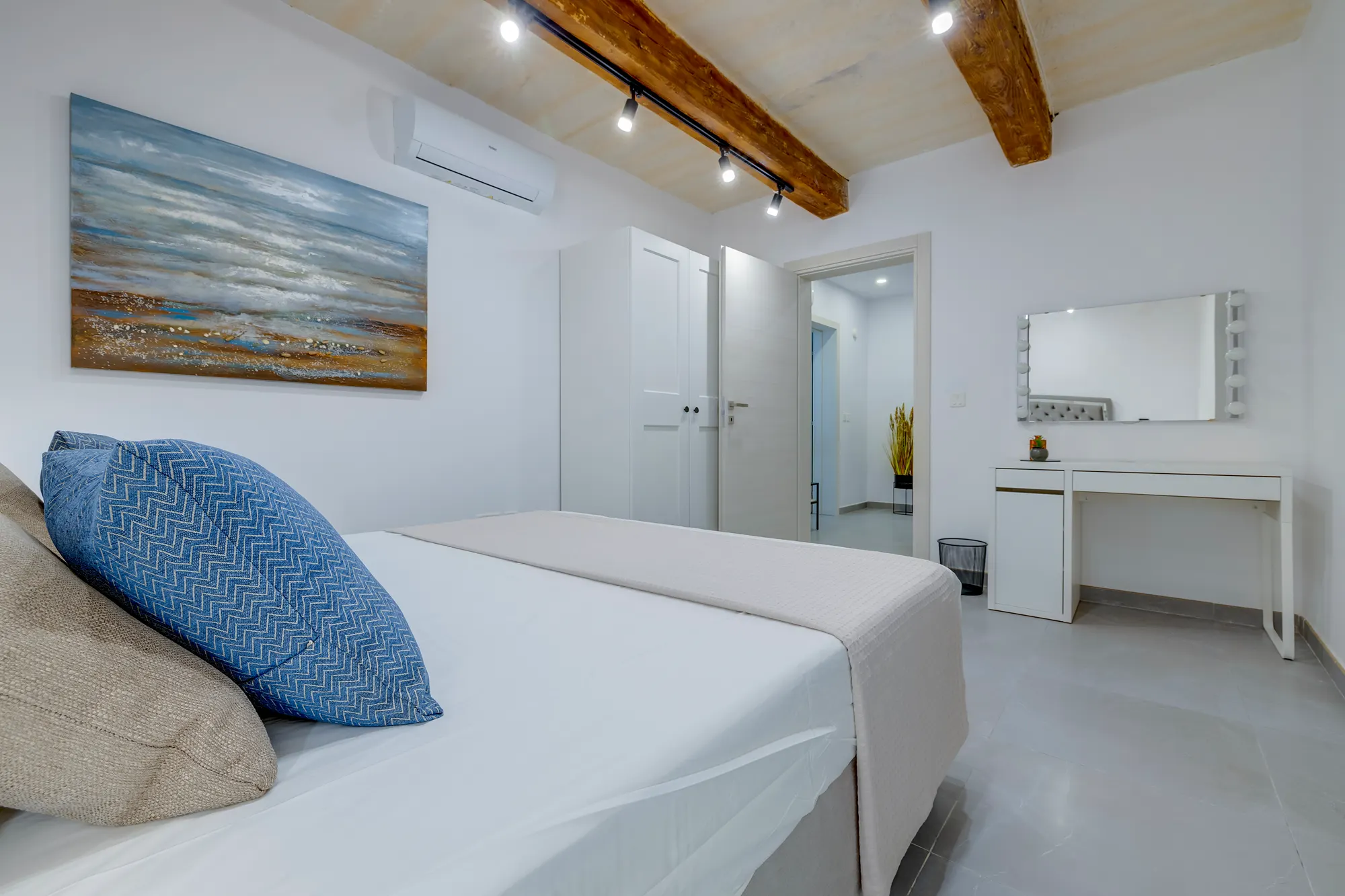 Property Sliema Valletta Bedroom Interior — interior and architectural photography by Stephen Galea, Malta
