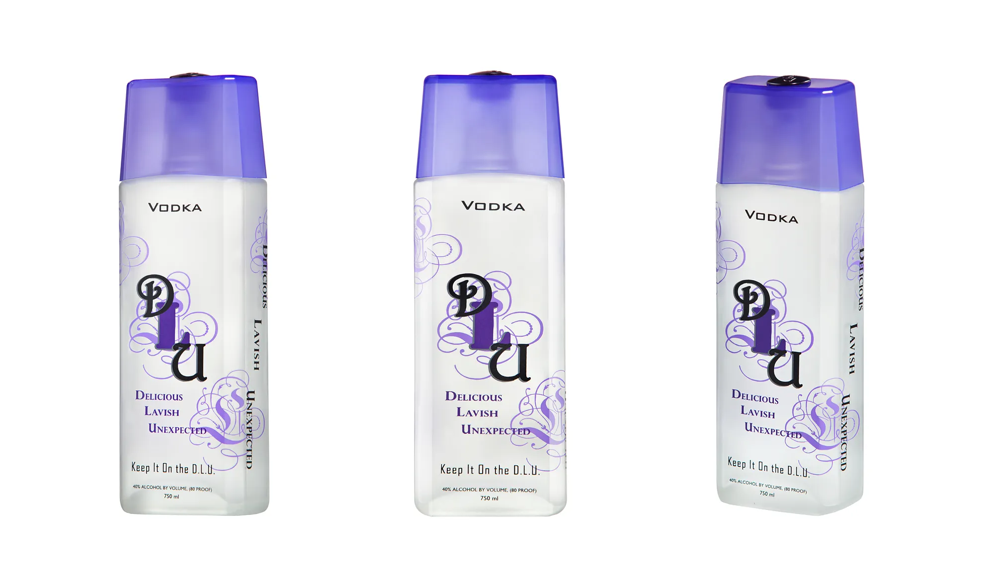 Dlu Vodka Product Bottles White Background Product — product photography on white by Stephen Galea, Malta