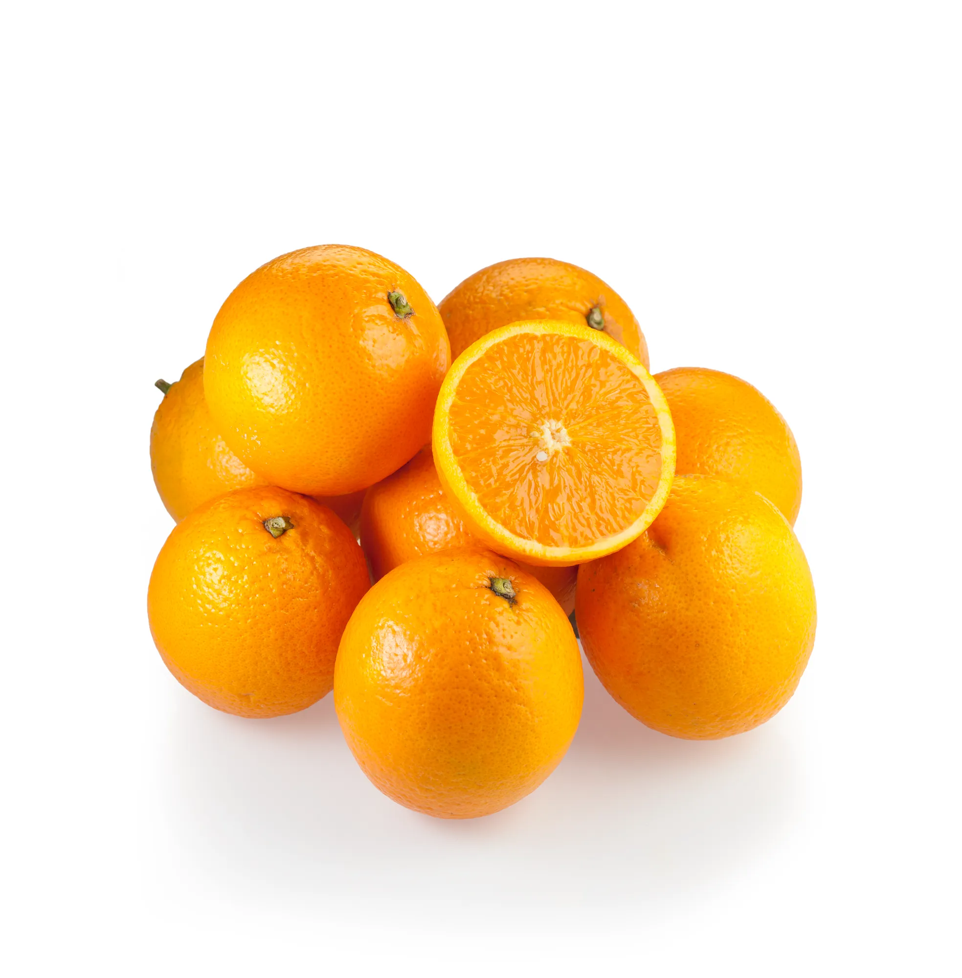Fresh Oranges Fruit Product White Background — product photography on white by Stephen Galea, Malta