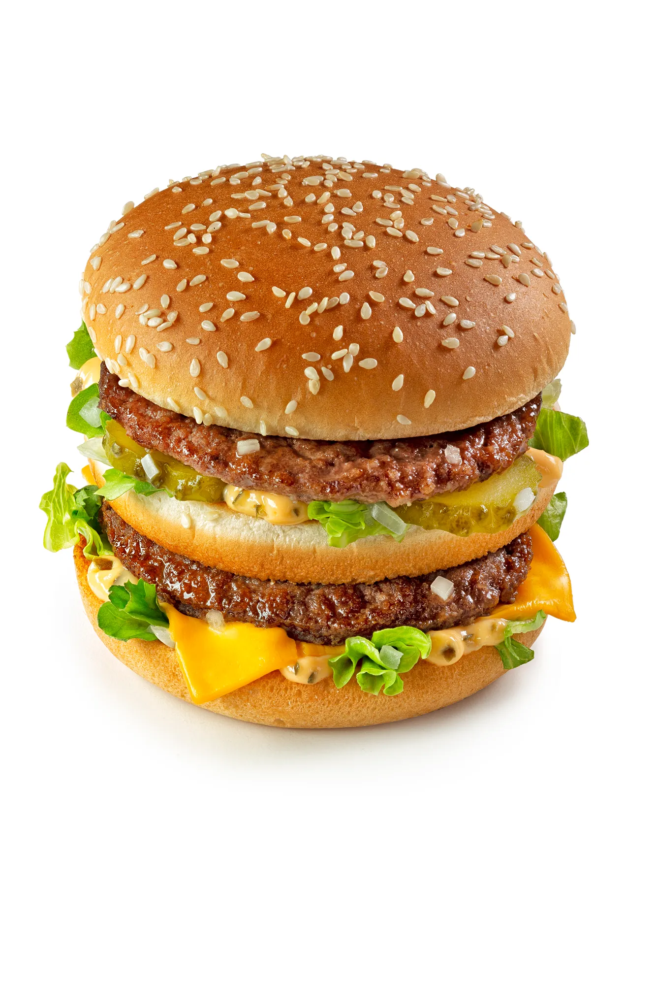 McDonald's Big Mac Burger Food — product photography on white by Stephen Galea, Malta