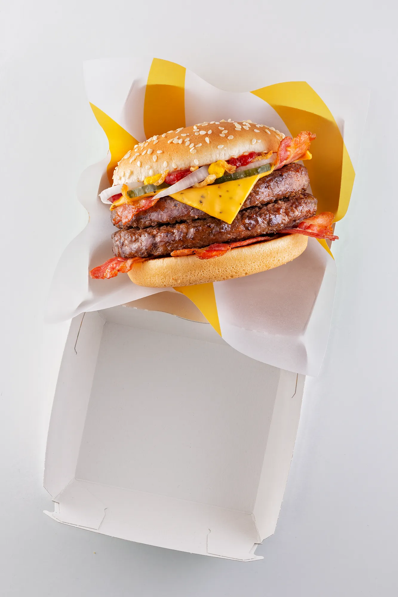 McDonald's Burger Box Food — product photography on white by Stephen Galea, Malta