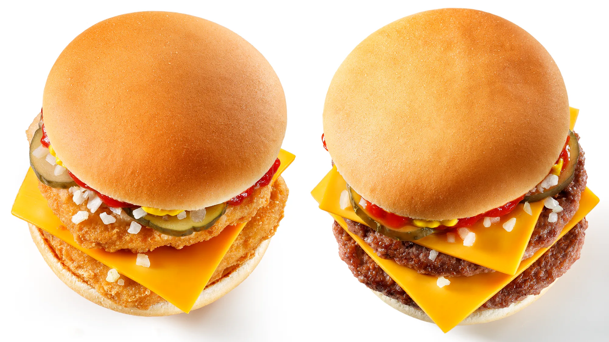 McDonald's Burger Buns White Background Food . — product photography on white by Stephen Galea, Malta