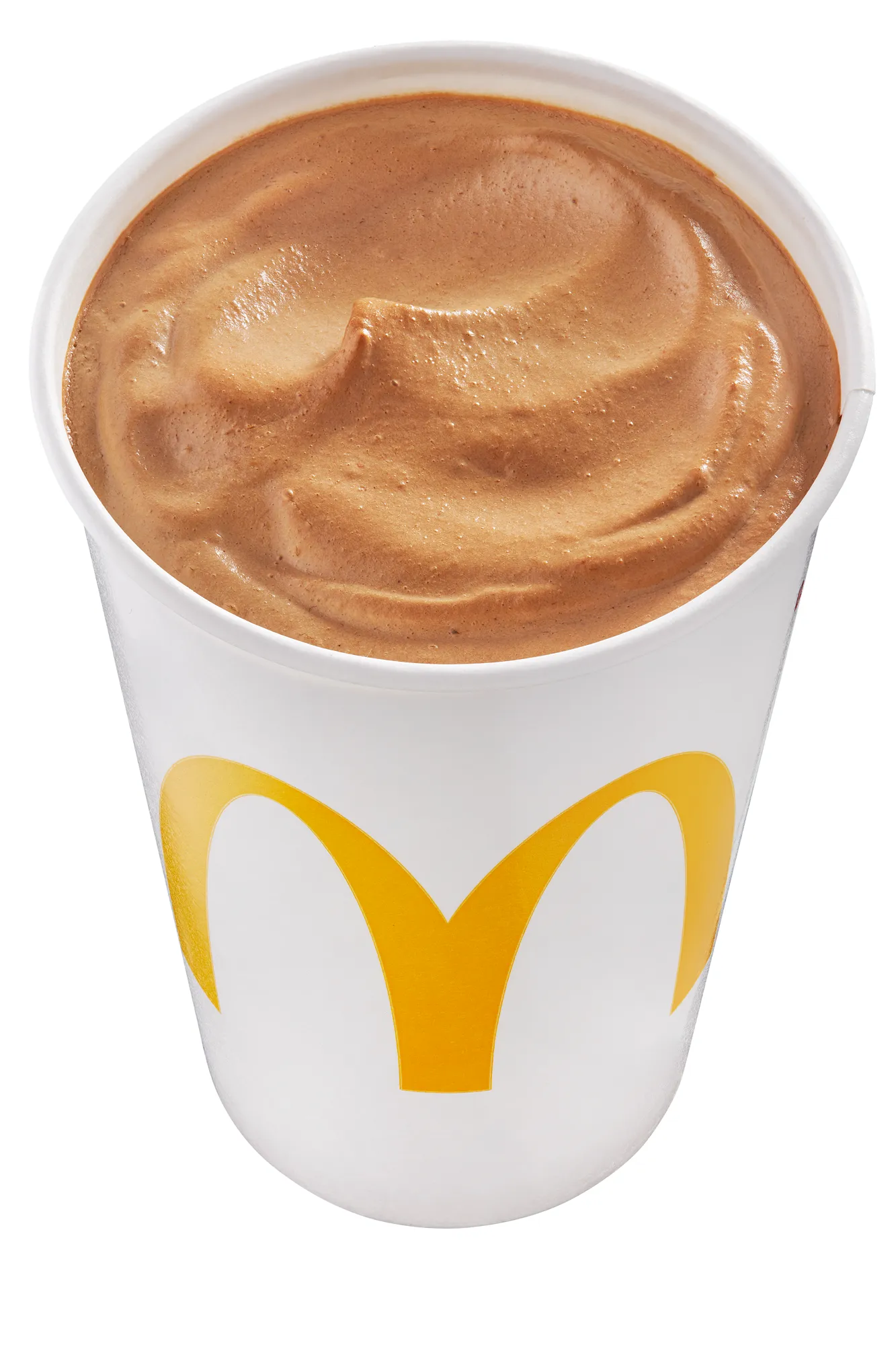 McDonald's Chocolate Milkshake Swirl — product photography on white by Stephen Galea, Malta