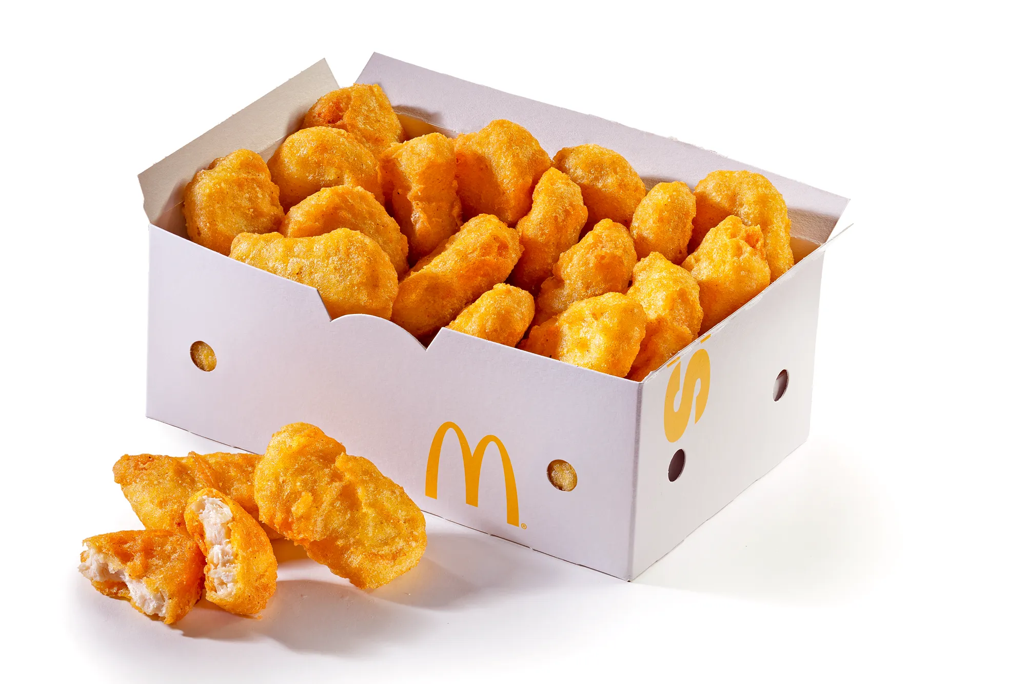 McDonald's Nuggets Box Product — product photography on white by Stephen Galea, Malta