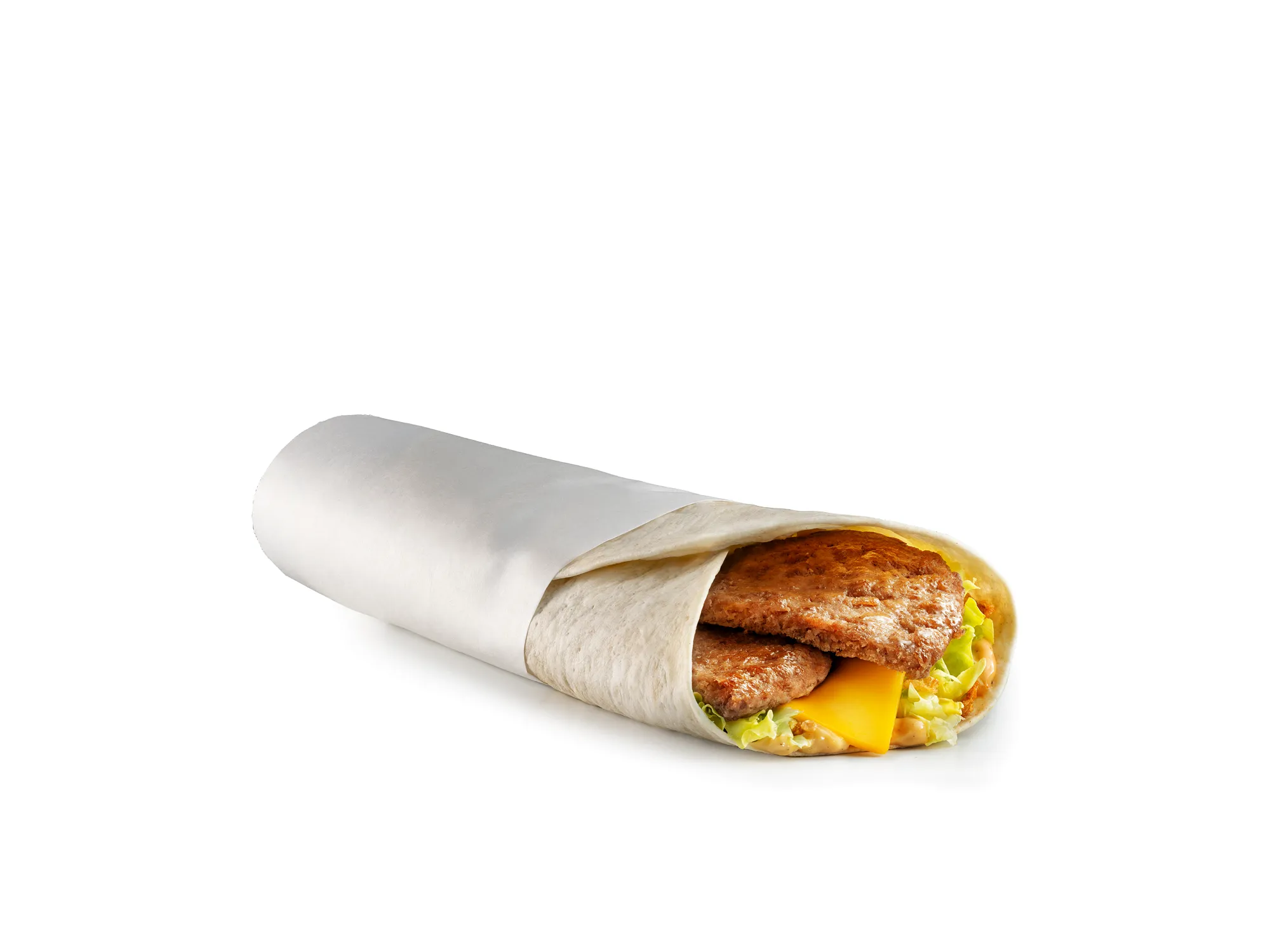 McDonald's Wraps Food — product photography on white by Stephen Galea, Malta