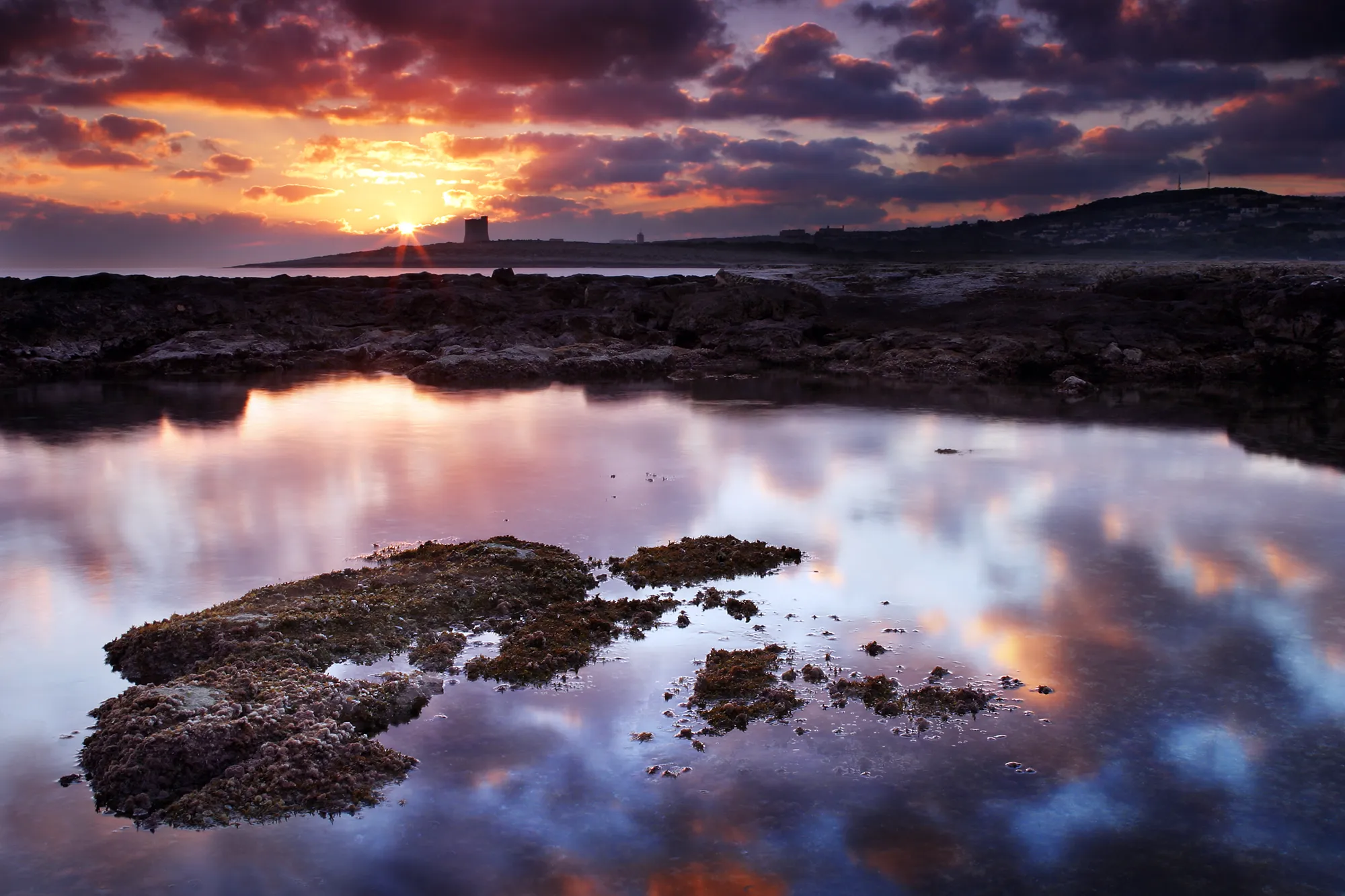 Dramatic Seascape Sunset Long Exposure — Malta location photography by Stephen Galea, Malta