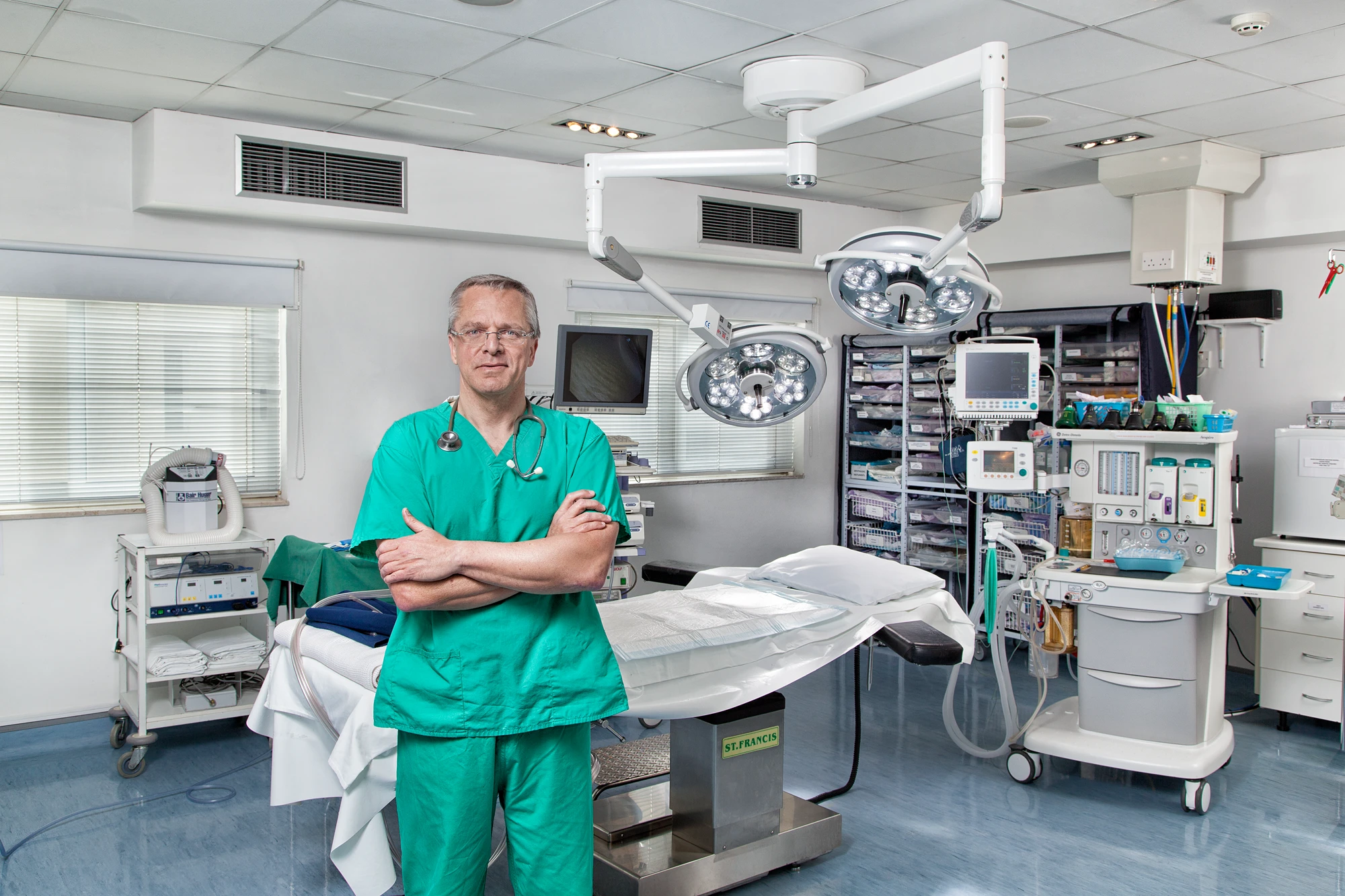 Doctor People Action Lifestyle — commercial portrait by Stephen Galea, Malta