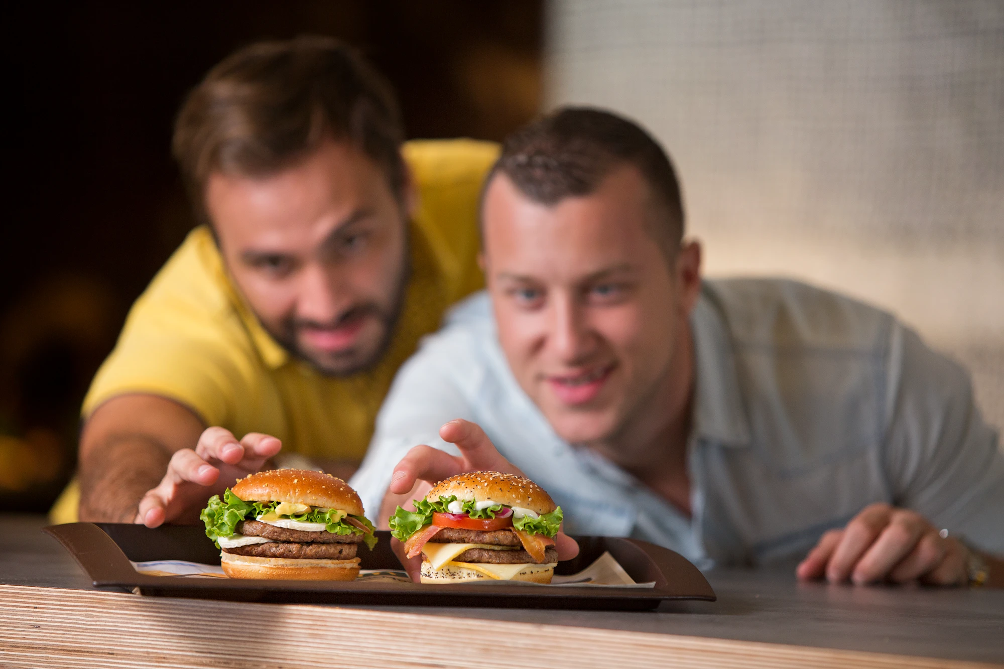 McDonald's Lifestyle Man Eating Food Commercial — commercial portrait by Stephen Galea, Malta