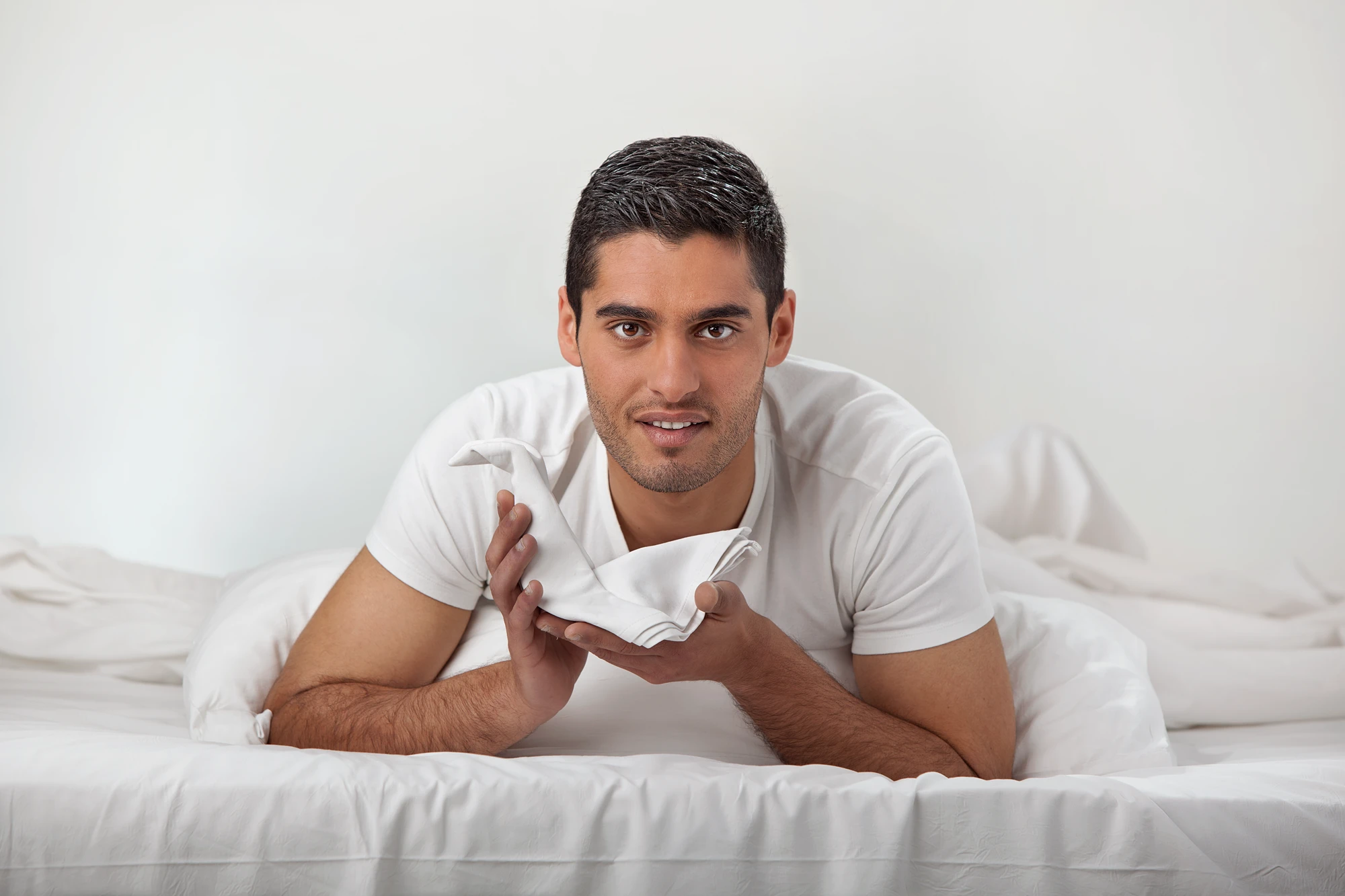 Swan Laundry Lifestyle People Commercial — commercial portrait by Stephen Galea, Malta