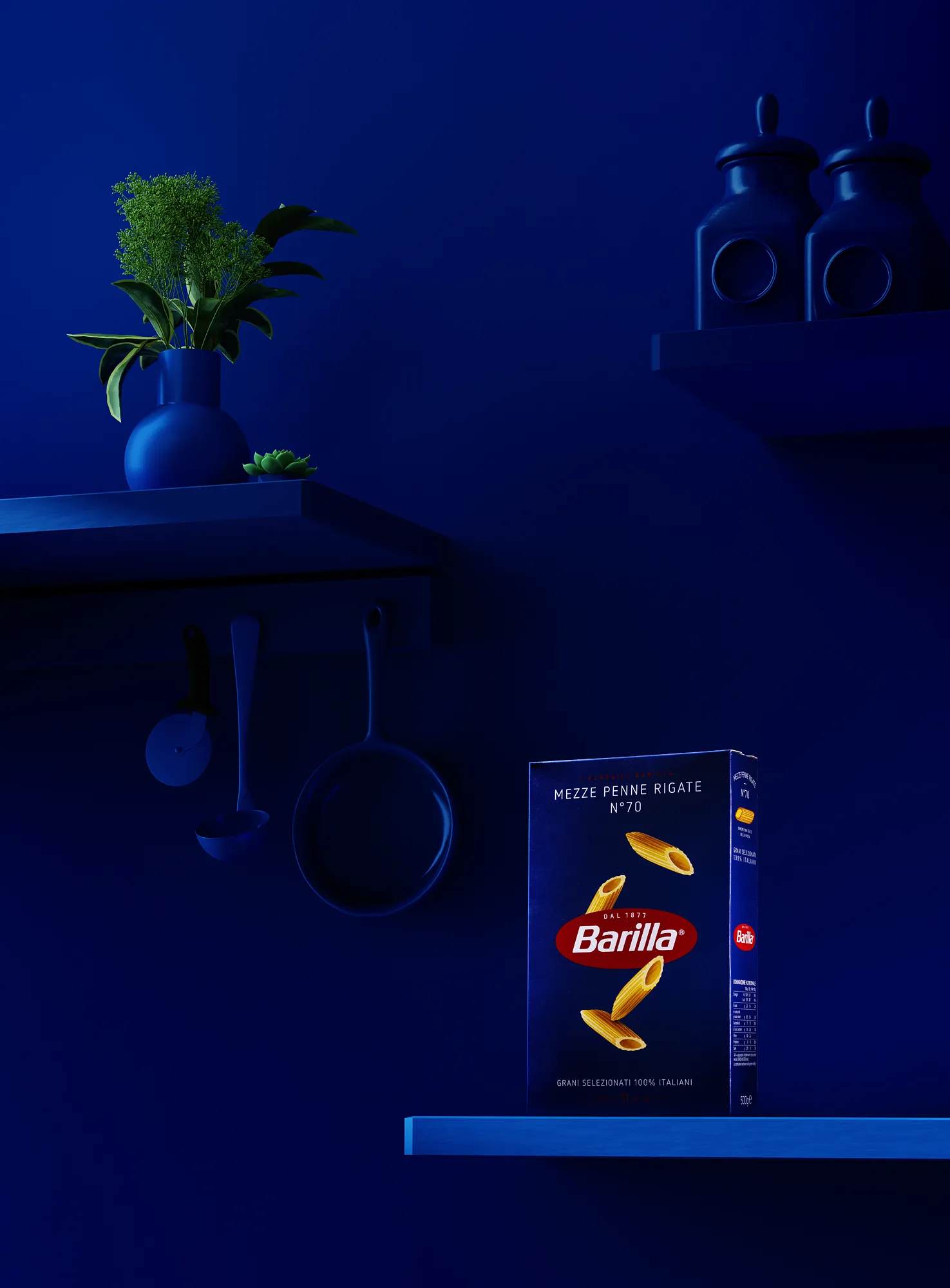 Barilla Pasta Kitchen Cgi Product Composite — product photography by Stephen Galea, Malta
