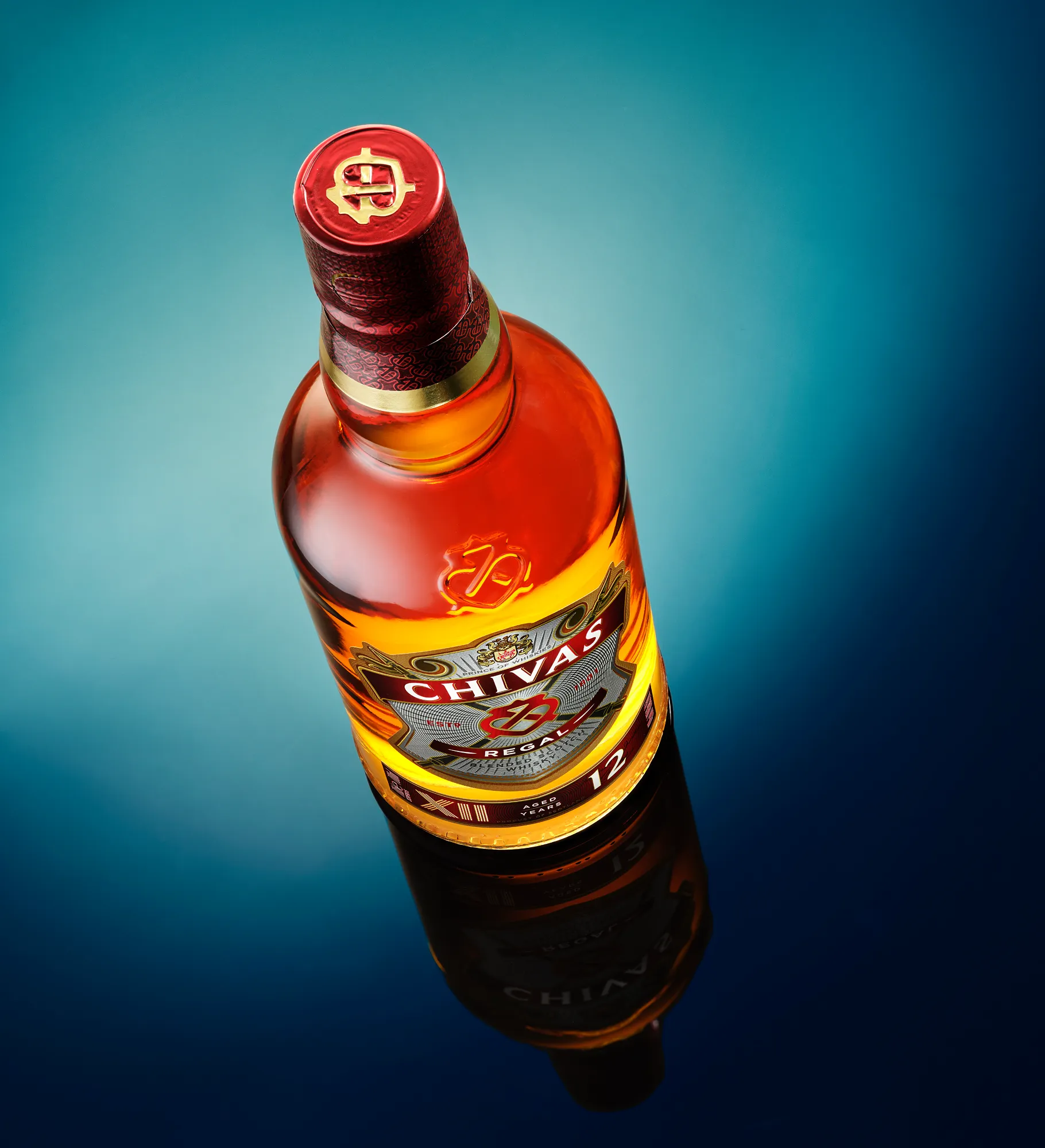 Chivas Regal Whisky Bottle Commercial Product — product photography by Stephen Galea, Malta
