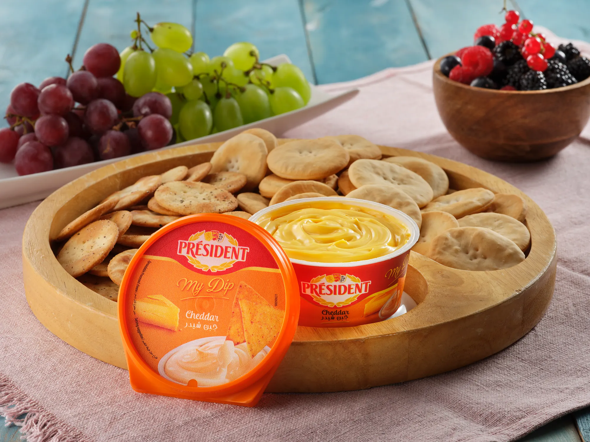 President Cheese Product Studio Stephen Galea — commercial food photography by Stephen Galea, Malta
