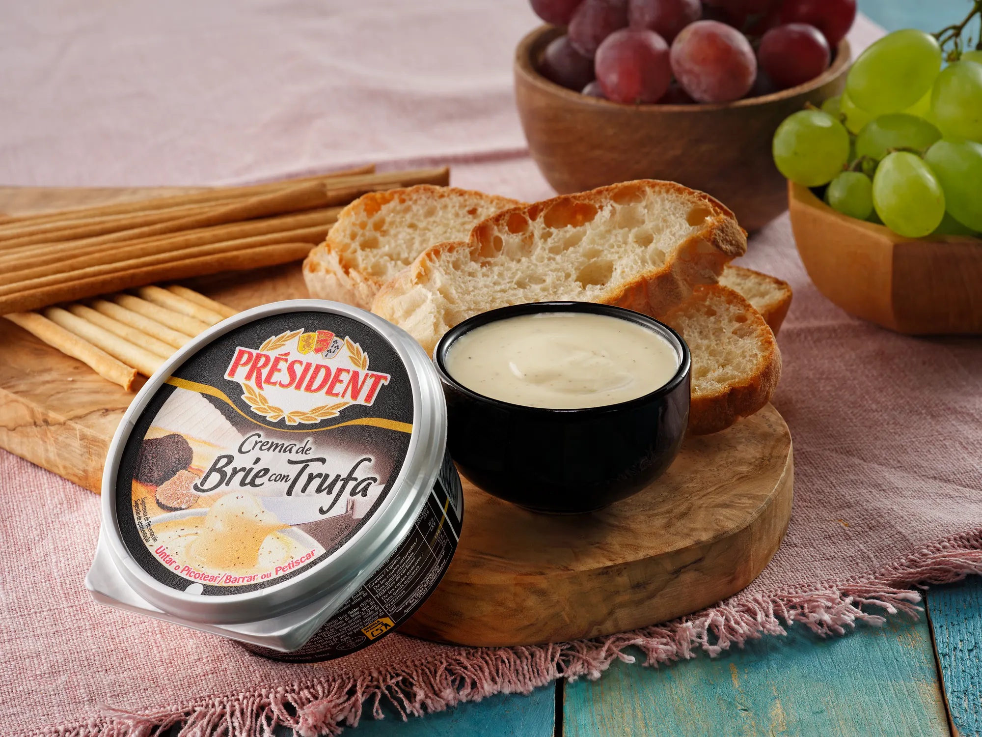 President Cheese Product Studio Stephen Galea — commercial food photography by Stephen Galea, Malta