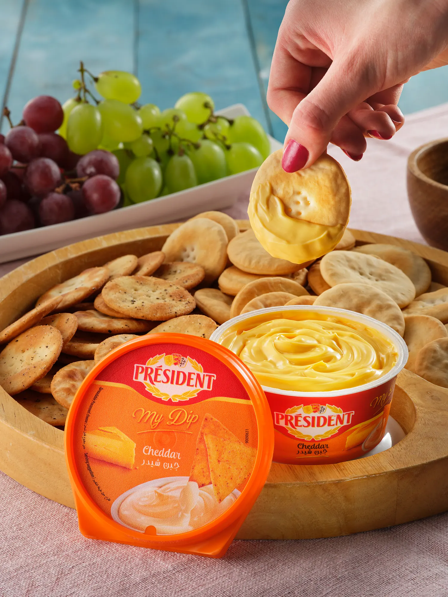 President Cheese Product Studio Stephen Galea — commercial food photography by Stephen Galea, Malta