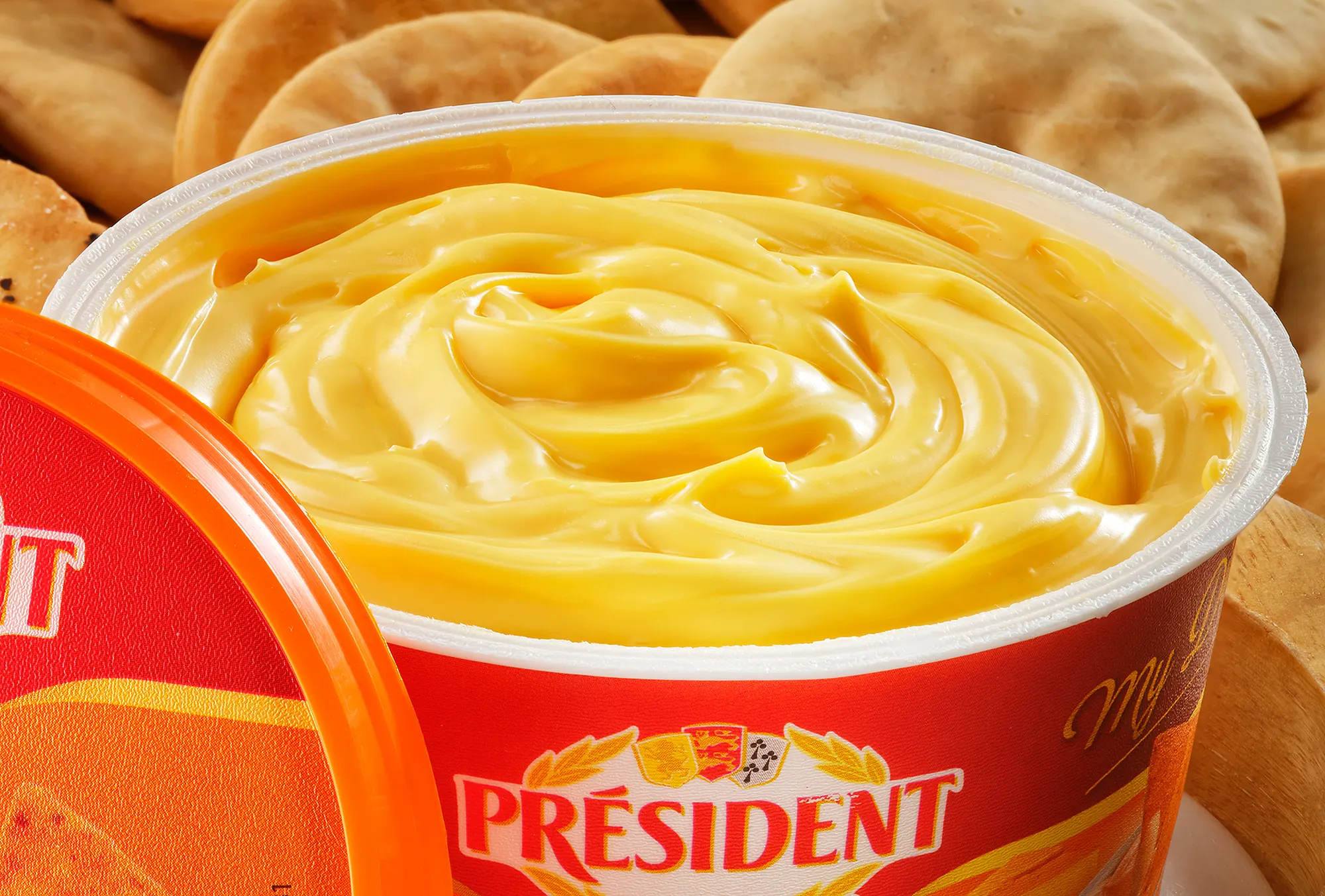 President Cheese Product Studio Stephen Galea — commercial food photography by Stephen Galea, Malta