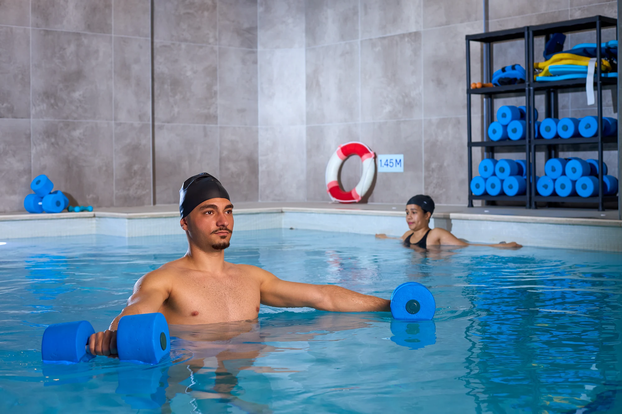 Yue Pool Portraits — commercial advertising campaign by Stephen Galea, Malta