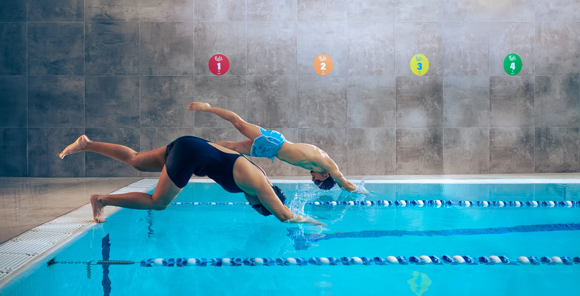 Yue Pool Portraits — commercial advertising campaign by Stephen Galea, Malta